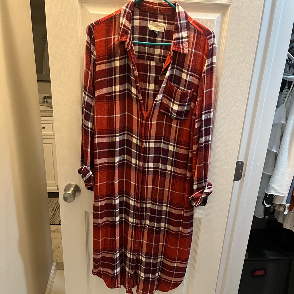 Button up dress